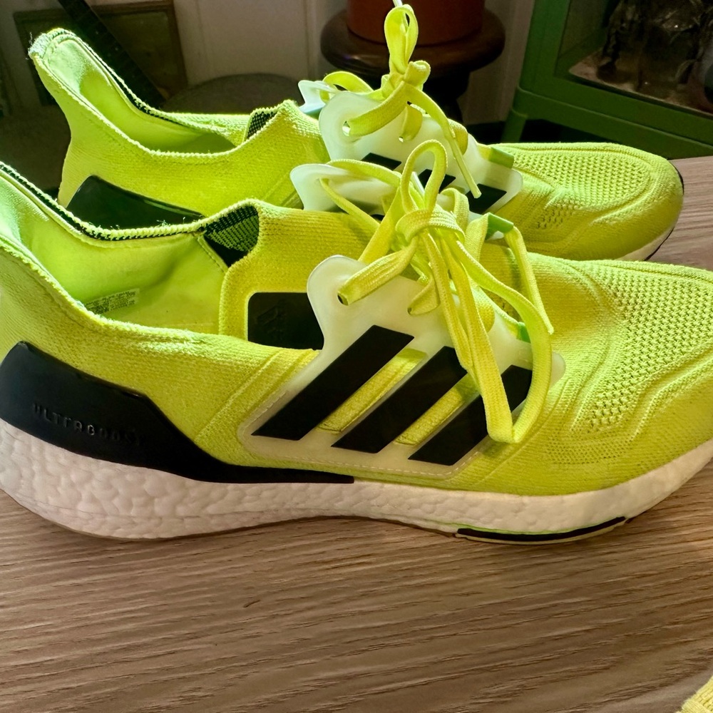 adidas Neon Yellow Athletic Shoes